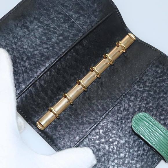 LOUIS VUITTON Epi Agenda PM Day Planner Cover Green R20054 LV Auth 107012 - Picture 10 of 16